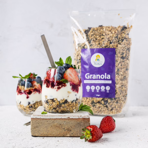 Cranberry, Coconut & Chia Seed Granola 1 Kilo - Image 4
